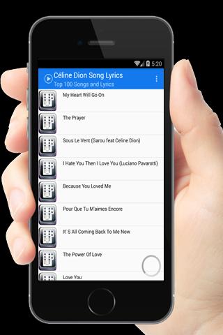 Celine Dion Top 100 Lyrics For Android Apk Download