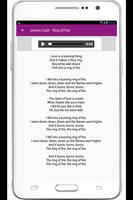 Johnny Cash Complete Lyrics screenshot 2