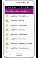 Roy Orbison Complete Lyrics poster