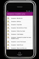 Scorpions Complete Song Lyrics capture d'écran 3