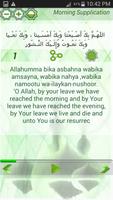 2 Schermata Morning & Evening supplication