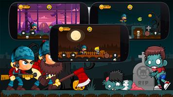 Zombies catchers-shooting game پوسٹر