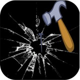 cracked screen FAKE Zeichen