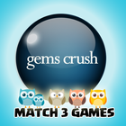 Gems Esmagar Match 3 ícone