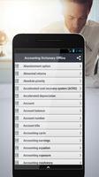 Accounting Dictionary Offline تصوير الشاشة 1