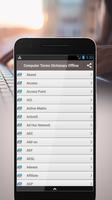 Computer Terms Dictionary Offl تصوير الشاشة 1