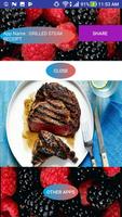 GRILLED STEAK RECIPE poster