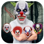 Scary Killer Clown Mask - Horror Face Changer ikona