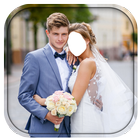Wedding Couple Suit Photo Montage icône