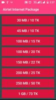 Airtel Internet Package capture d'écran 1