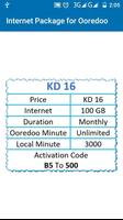 Internet Package for Ooredoo syot layar 3
