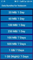 Data Bundles for Vodacom Cartaz