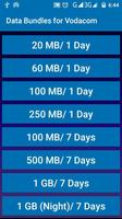 Data Bundles for Vodacom poster