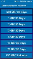 Data Bundles for Vodacom تصوير الشاشة 2
