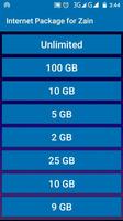 Internet Package for Zain पोस्टर