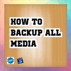 how to backup all media Tip आइकन