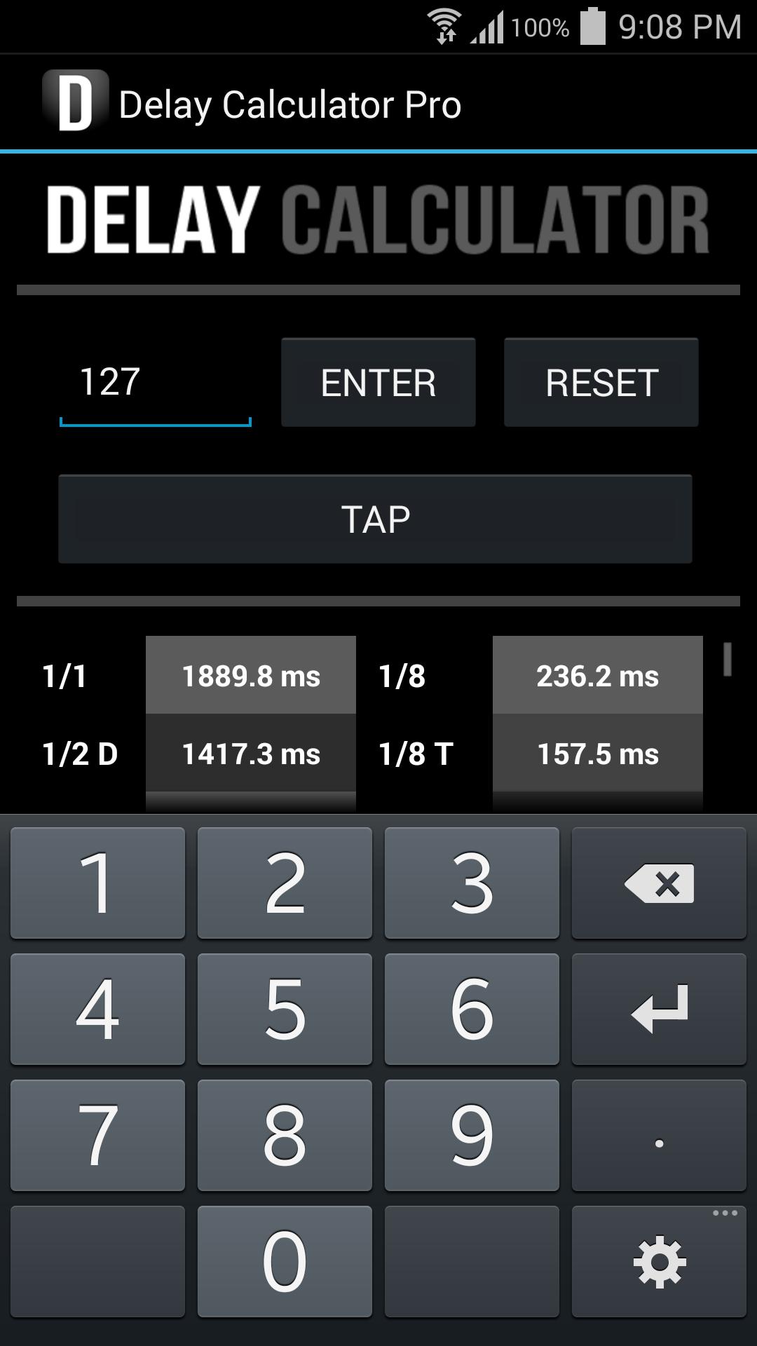 Descarga de APK de Delay Calculator para Android