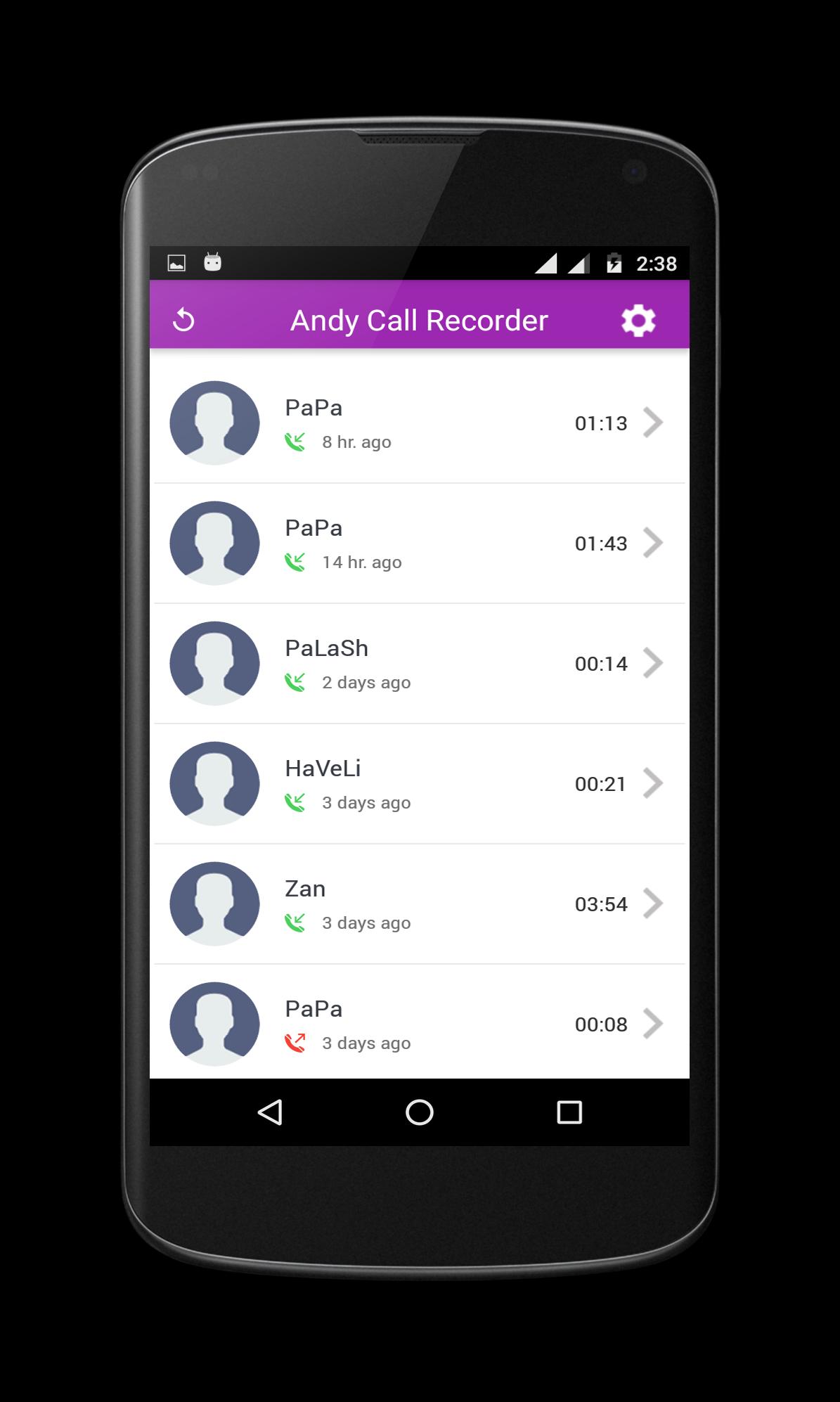 Auto Call Recorder Hide New Automatic Hide App