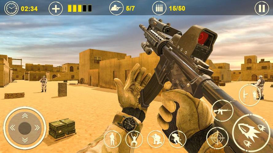 Anti Terrorism Strike Force Frontline Army Squad For Android