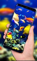 Fish Aquarium Live Wallpaper HD Background Themes Affiche
