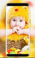 Cute Baby Live Wallpaper 2018: HD Background Affiche