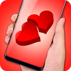 Heart Live Wallpaper HD - Crazy Magic Touch Theme-icoon