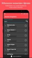 Numara Sorgulama Ekran Görüntüsü 2