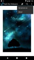 Night Sky Wallpapers ภาพหน้าจอ 1