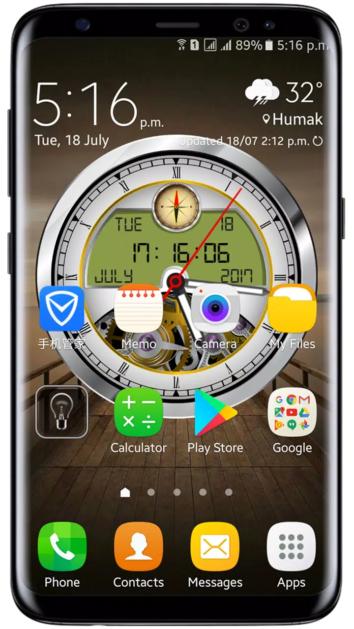 Zegar na żywo tapety na telefon komórkowy APK do pobrania na Androida