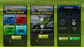 Football Shoot Goal: Superstar Soccer Free Kicks capture d'écran 2