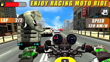 Motorcycle Racing Game 3D: Road Rash Bike Rider Affiche
