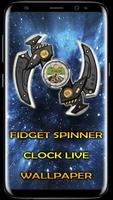 Fidget Spinner Clock Live Wallpaper capture d'écran 2