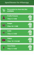 Speed Booster for WhatsApp capture d'écran 1