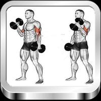 Exercício Dumbbell Cartaz