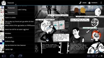 RageSwipe - Rage Comics Reader captura de pantalla 1