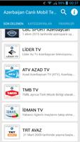 Azerbaycan Canlı Mobil Tv ภาพหน้าจอ 3