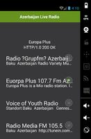Azerbaïdjan en direct Radio capture d'écran 1
