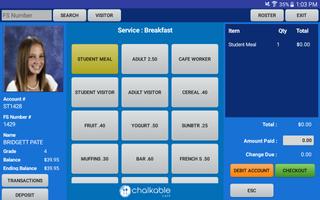 Chalkable Cafe Point-of-Sale screenshot 1