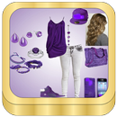 Purple Outfit Planner APK