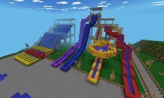 Przewodnik Waterpark Mapy dla MCPE plakat