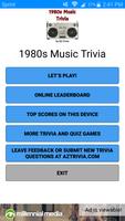 1980's Music Trivia Affiche