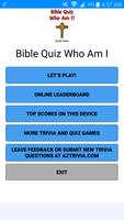 Bible Quiz - Who Am I? Cartaz