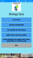 Biology Quiz poster