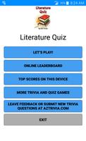 Literature Quiz الملصق