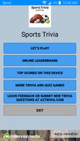 Sports Trivia Plakat