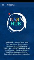 Ican Hub الملصق