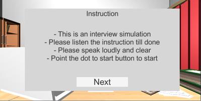 Job Interview VR capture d'écran 1