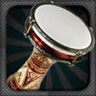 Icona virtual tambourines play