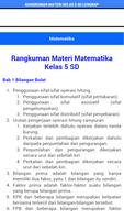 Rangkuman Materi Kelas 5 SD Lengkap captura de pantalla 3