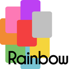 Rainbow Tap Word Zeichen